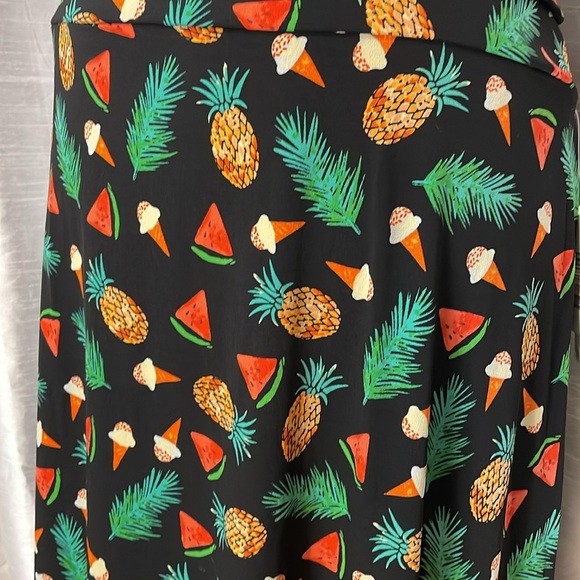 LulaRoe NWT Women’s Large Stretch Festive Maxi Skirt - Picture 2 of 6
